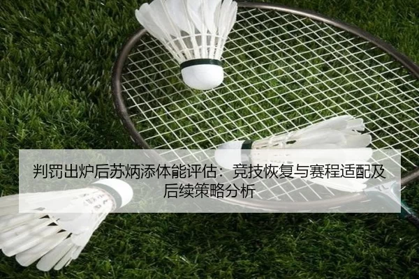判罚出炉后苏炳添体能评估：竞技恢复与赛程适配及后续策略分析
